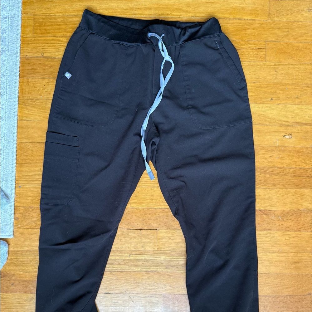 Figs high waisted joggers size M women’s black